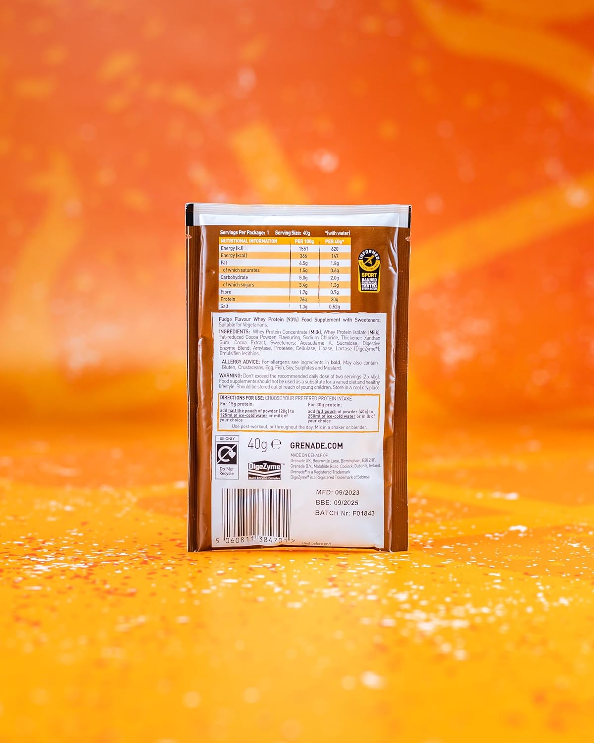 Grenade Protein Sample Fudged Up